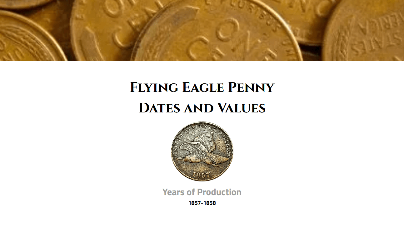 Flying Eagle Penny Key Dates Values 1856 1858